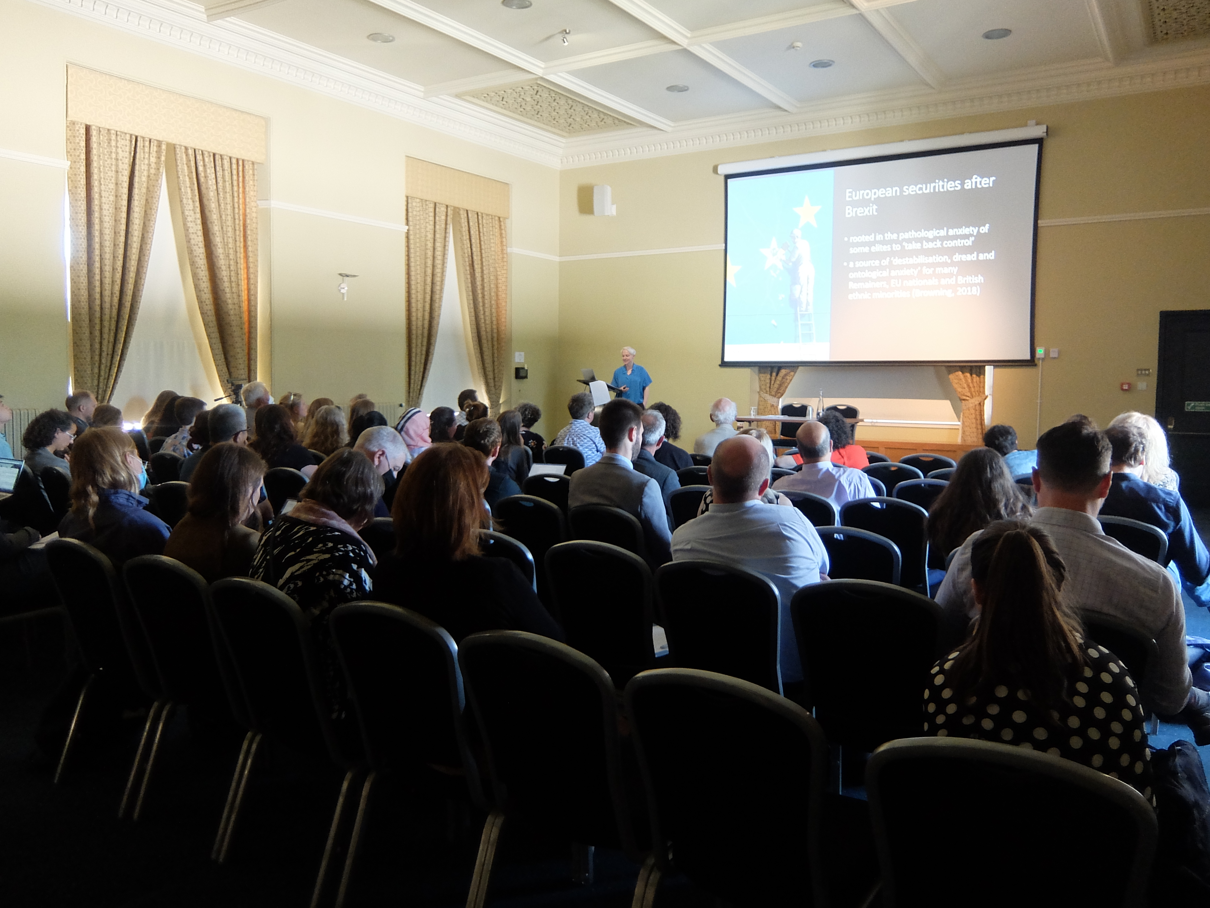  Audience watching Keynote by Dr Kate Botterill