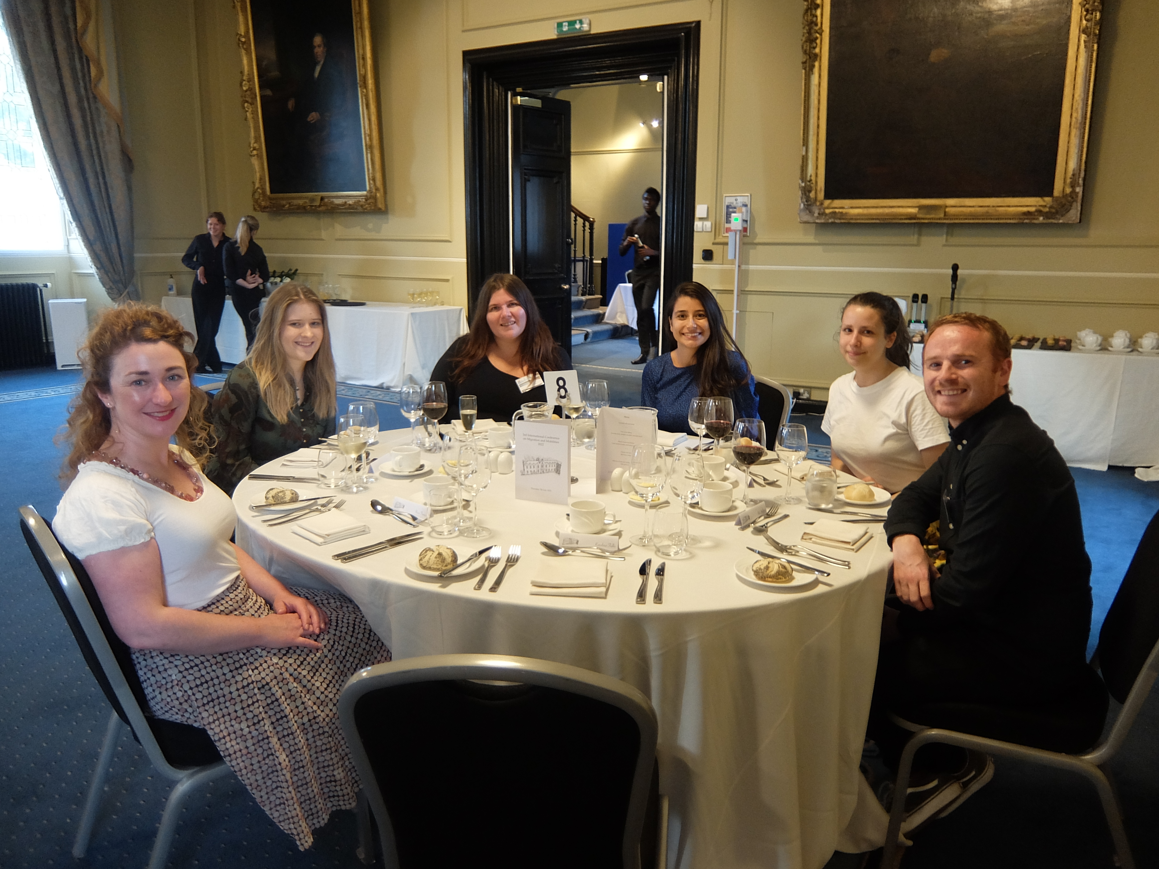 Attendees at the conference dinner 