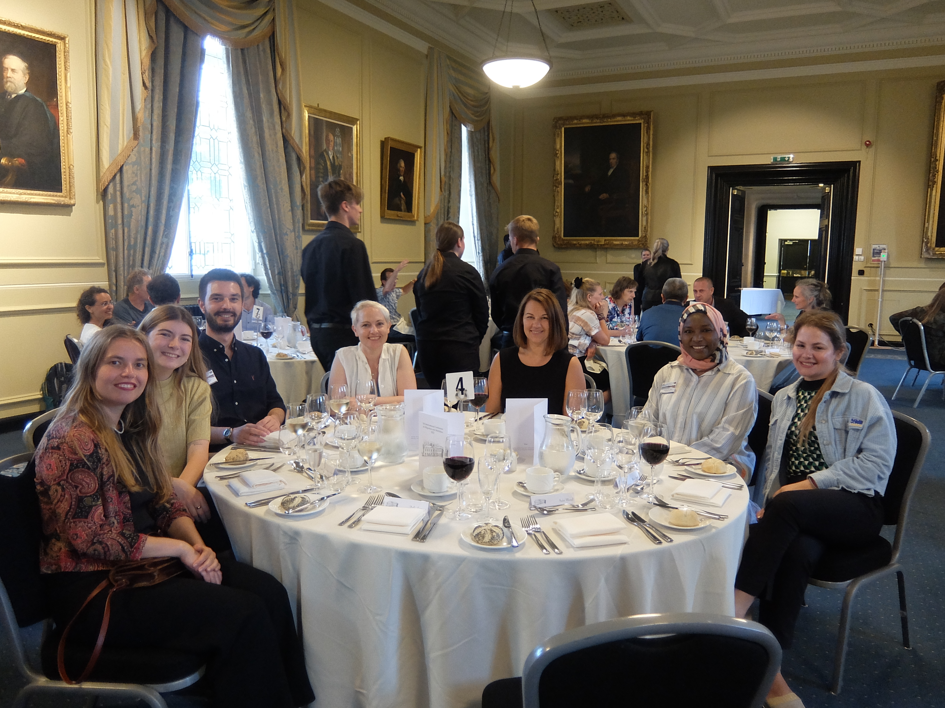 Attendees at the conference dinner 